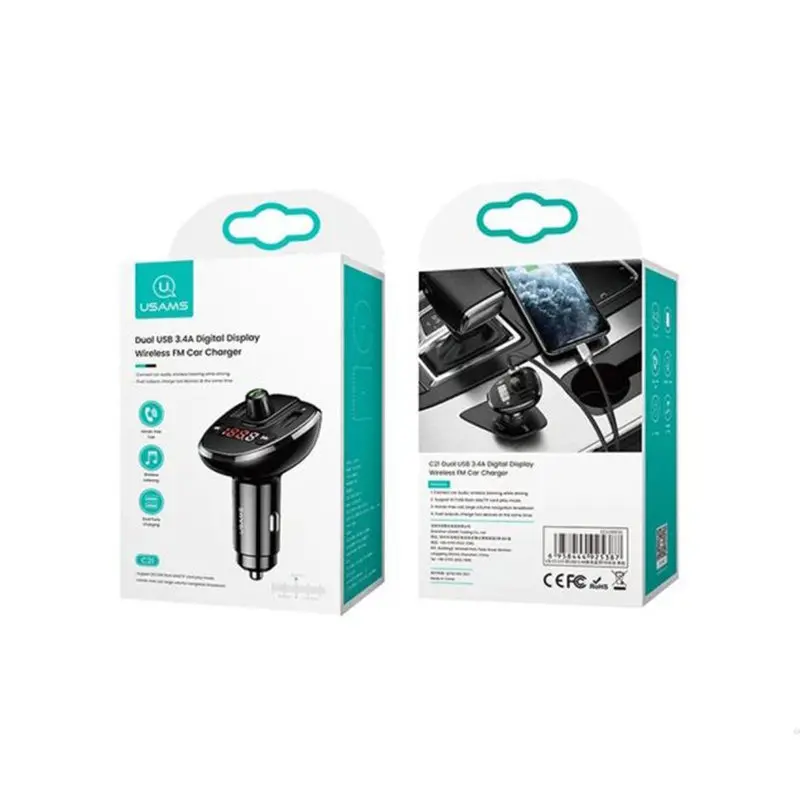 شارژر فندکی یوسمز CC115 Dual USB 3.4A توان 15 وات - 4